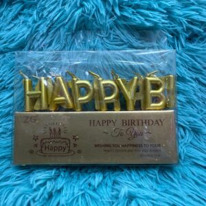 Happy Birthday 13 pcs Letter Candle For Birthday Cake Decoration