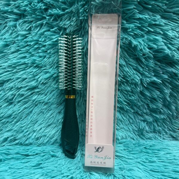 High quality Round Paddle Hair Brush ionic Features with Nylon Bristles Massage - Image 3