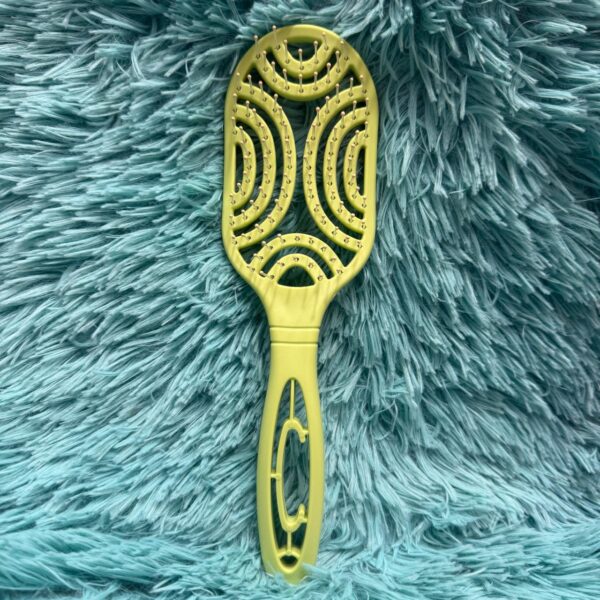 Plastic Hollow Hair Comb Anti-Static Massage Hairbrush Wet and Dry Vent Detangling Hairbrush - Image 4
