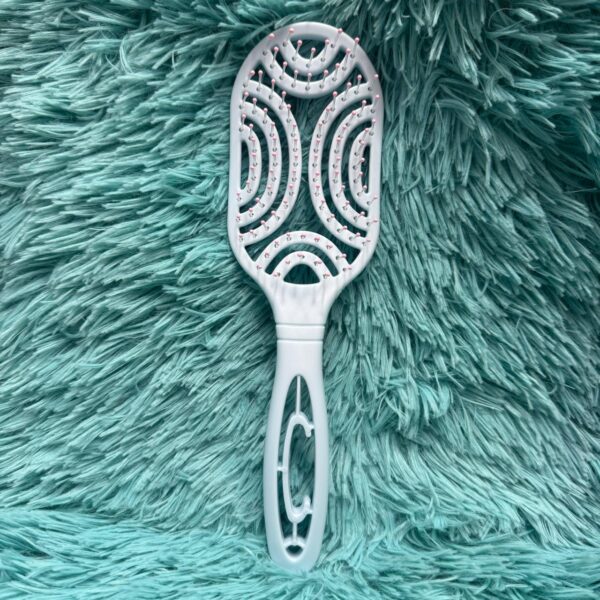 Plastic Hollow Hair Comb Anti-Static Massage Hairbrush Wet and Dry Vent Detangling Hairbrush - Image 2