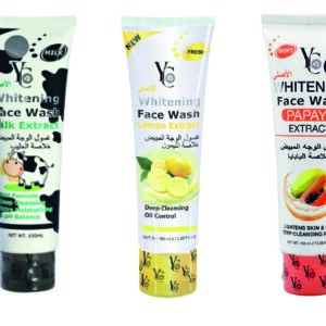 YC whitening Milk ,Lemon, Papaya Extract Face wash 100ml