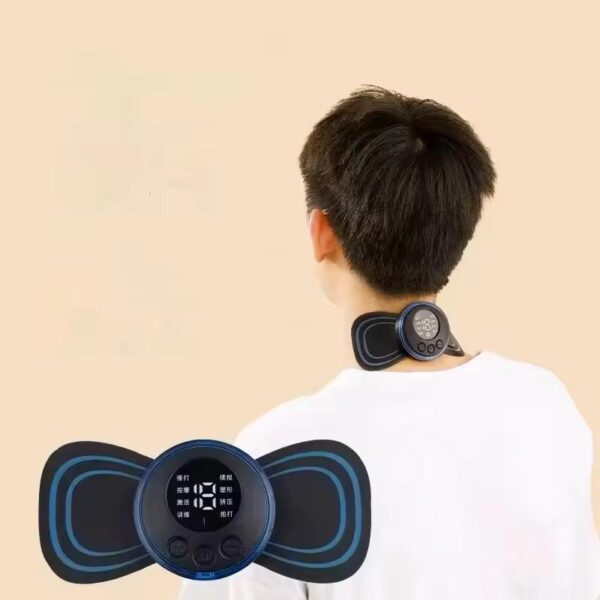 Portable Mini Massager Electric Physical Therapy Tens Unit EMS Cervical Massage Soothing Pain Body Massager Patch - Image 5