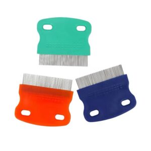 Stainless Steel Hair & Flea Comb for Nit & Lice Removal