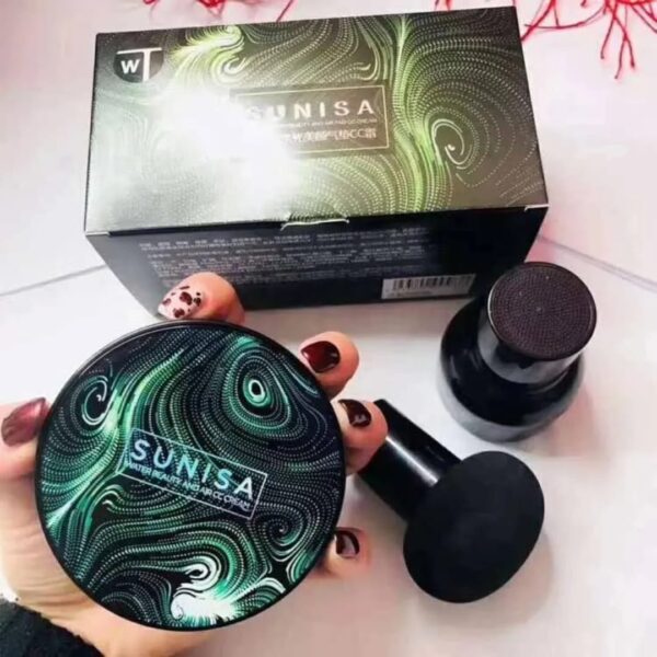 SUNISA Waterproof Make up Air Cushion Moisturizing Foundation Makeup BB Cream - Image 3