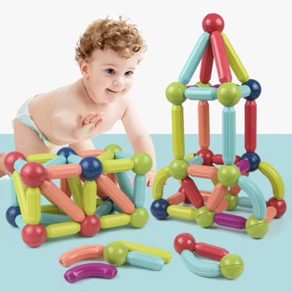 Cheap Magnetic Building Blocks Sticks and Balls - Image 2