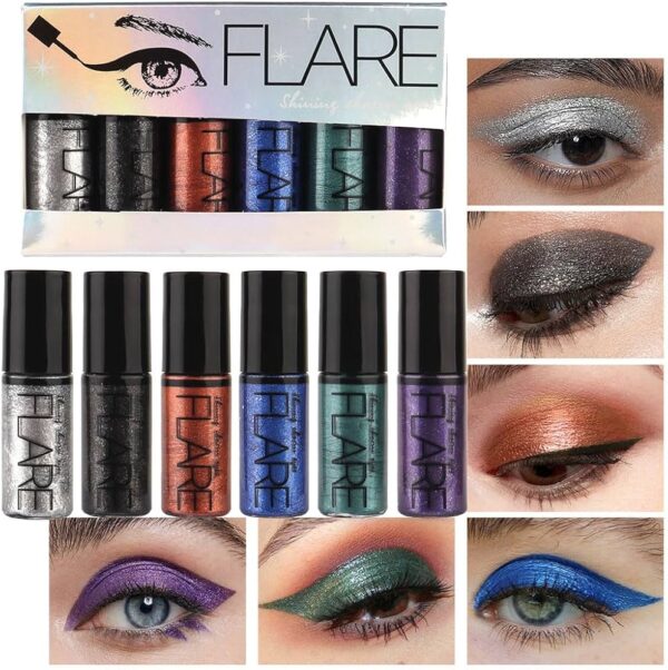 FLARE Glitter Eyeliner & Eyeshadow 10 psc