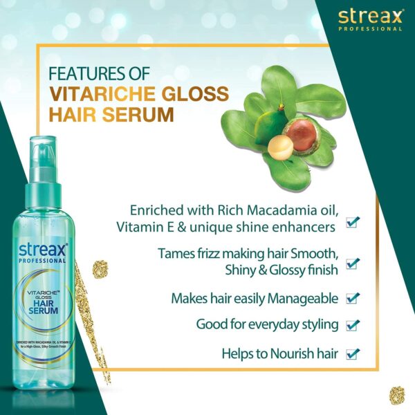 Authentic Streax Hair Serum Indian 115ml - Image 3