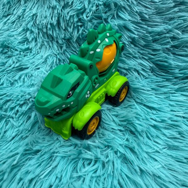 Dinosaur Pattern Take-Apart STEM Construction Truck China Toy - Image 6