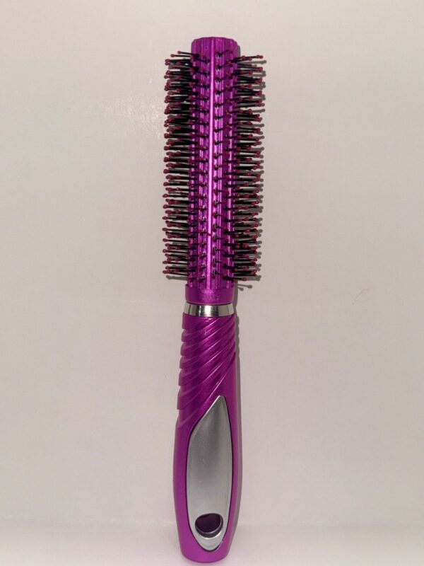 High quality Round Paddle Hair Brush ionic Features with Nylon Bristles Massage - Image 2
