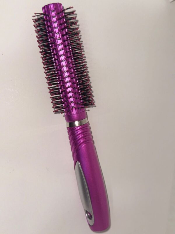 High quality Round Paddle Hair Brush ionic Features with Nylon Bristles Massage - Image 3