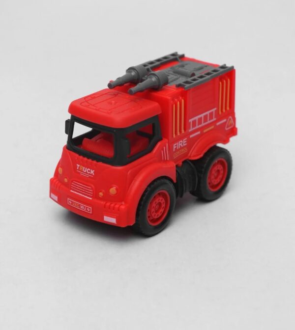 Plastic Mini Pull Back Fire Engine Car Cheap China Toys - Image 2