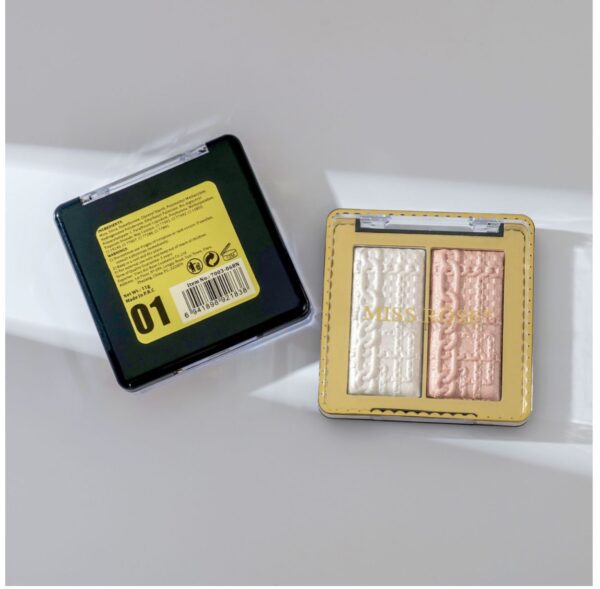 2 Colour Miss Rose 7003-068N Baking Highlighter - Image 3