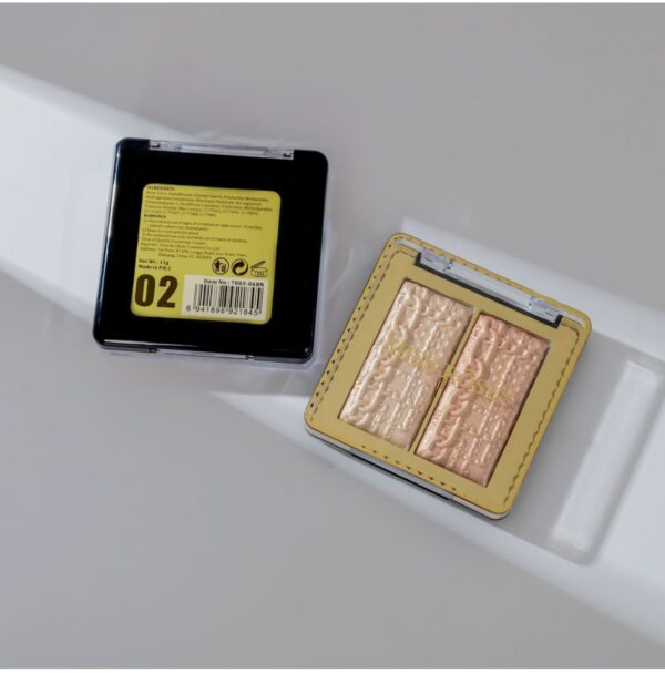 2 Colour Miss Rose 7003-068N Baking Highlighter - Image 4