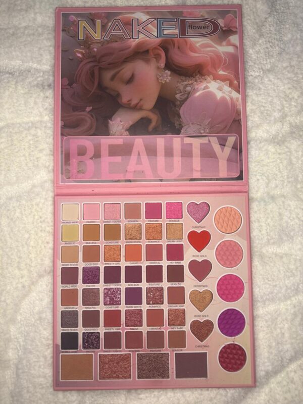 56 Color Naked Flower Beauty Eyeshadow Palette