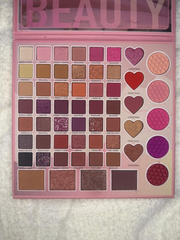 56 Color Naked Flower Beauty Eyeshadow Palette - Image 2